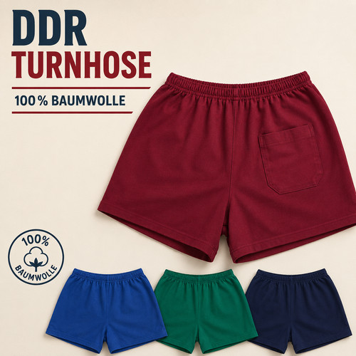 Ddr turnhose kurz aus - turnhose,