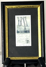 Watercolor Trees Water Picture