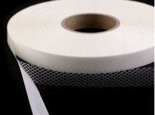 2-5 Meter  Bügelband Fixierband Saumfix Vliesofix  10 15 25 mm weiß   Säumen