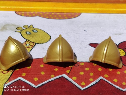 Playmobil goldhelme - x3,