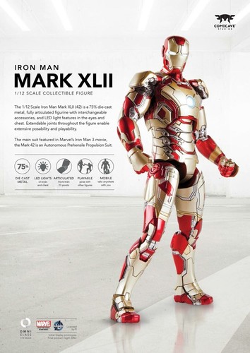 Marvel iron man mark xlii - xlii, mk42