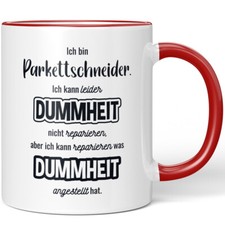 Ich bin Parkettschneider. Ich