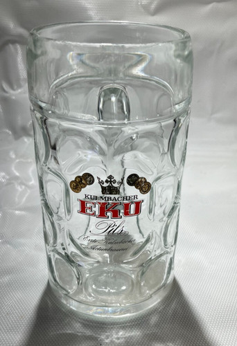 Bierkrug aus glas - 1l., eku