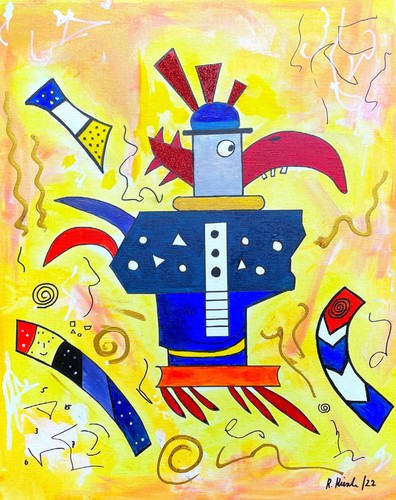 Original abstrakt expressiv