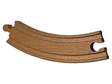 BRIO Holzeisenbahn Schiene gebogen Braun Modelleisenbahn Gleismaterial