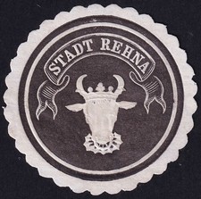 Mecklenburg „Stadt Rehna“ Siegelmarke