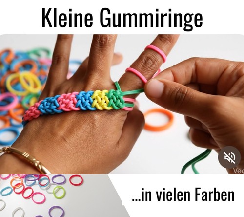 50x 100x loom bands - bands, bänder