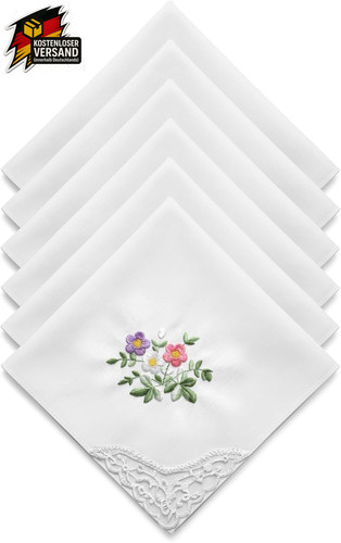 Damen stofftaschentücher set - damen,