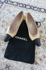 Chanel Ballerinas Pumps Gr:35 Leder Klassik