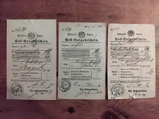 3 ANTIKE POST - AUFGABESCHEINE