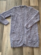 Street One Strickjacke Longjacke Federgarn Größe 38 Jeansblau offen