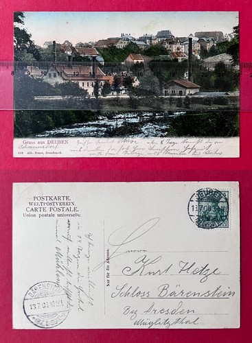 Freital deuben 1906 - ak,