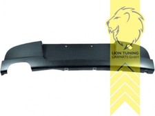 Heckansatz Heckspoiler Diffusor für BMW E81 E87 für M-Paket 2-Rohr