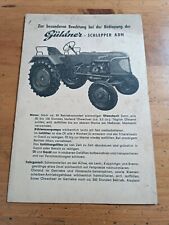 Prospekt Güldner ADN Zeitschrift Brochüre Schlepper Traktor  C
