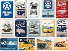 VW Blechschild gewölbt