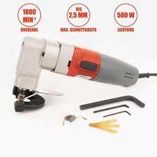 Mauk Blechschere Elektro Schneidemaschine Nibbler für Blech Leistung 500W