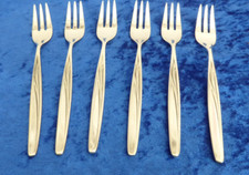 WMF Heidelberg Besteck 6 Kuchengabeln 90er ca. 15,8 cm Art. 635/10.22