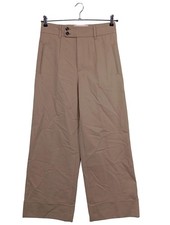 CLOSED Bundfaltenhose Damen Hose Gr. DE 38 wollweiß Casual-Look
