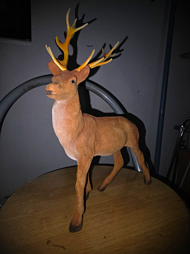 Dekofigur hirsch mit - mit, geweih