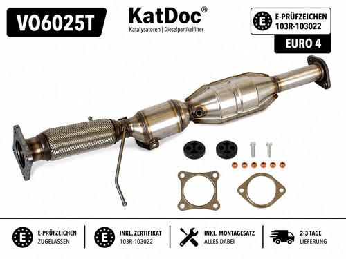Katalysator volvo s60 s80 - s60,