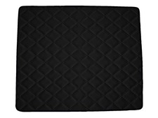 Schwarz Gestepptes Kunstleder