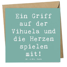 Deluxe Karte Spruch Vihuela
