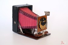 Plattenkamera 9x12 mit Lochblende,  extrem selten