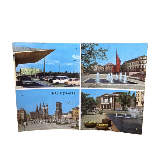 Postkarte halle saale - ak,