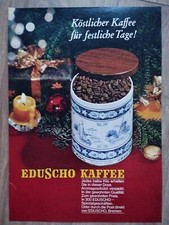 ORIGINAL REKLAME WERBUNG  1971  EDUSCHO  Kaffee in der Dose