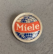 Miele Werk Brosche Anstecknadel DRGM Tweer Turck Vorkrieg Abzeichen 24mm Fahrrad