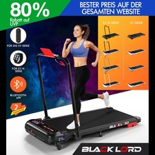 BLACK LORD Laufband Elektrisch Lauffläche Steigung Stoßdämpfer Fitnessstudio