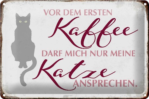 Blechschild 20x30cm gewölbt