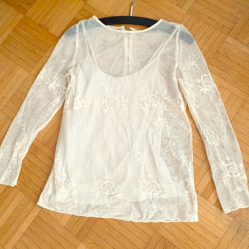 Zara sexy netz bluse - zara,