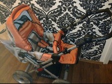 Zekiwa Kombi-Kinderwagen Beige-Orange