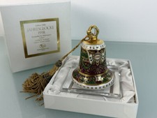 Hutschenreuther Jahresglocke 1998 Prunk Gold Ltd. Edition. 9 cm 1 Wahl. Top Zust