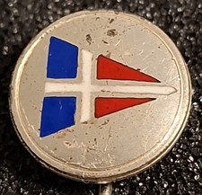 unbekannter Segelverein 835 Silber Anstecknadel Segeln Segelclub Abzeichen 