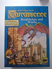 Carcassonne - Burgfräulein und Drache | 3. Erweiterung | Altes Layout