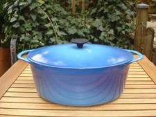 COUSANCES LE CREUSET 6,9 Liter Schmortopf Bräter Kondensationsdeckel Gusseisen