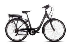 SAXXX E Bike Damen 28 Zoll mit Nabenmotor/374.4WH Akku/7-Gang Kettenschlung
