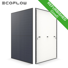 ECOFLOW Refurbished 2×400W Starres Solarpanel Monokrystallin Photovoltaikmodul