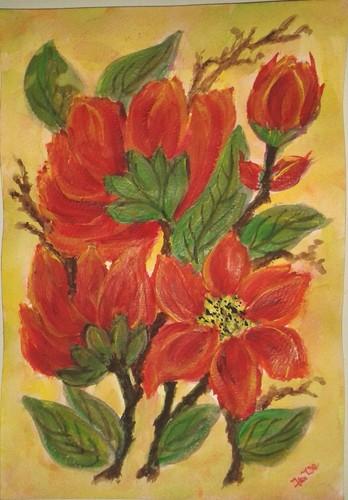 Original gemälde aquarell - original,