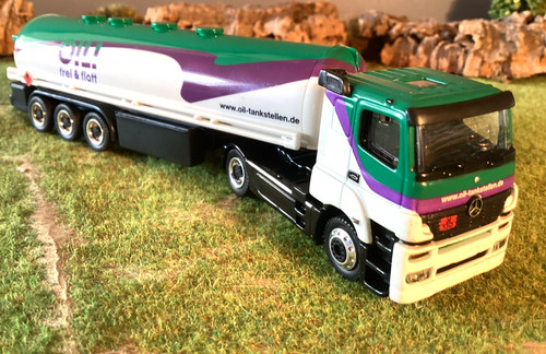 Herpa magic lkw tankzug oil - herpa,