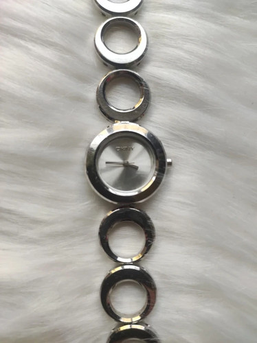 Dkny armbanduhr silberoptik - in,