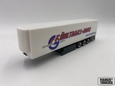 Herpa Kühlanhänger weiß/schwarz "Grossmann Kühltrans-Nord" 1:87 /HU19243
