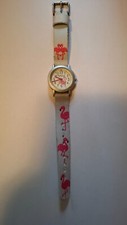 Manguun Kinder Armbanduhr Flamingo-Muster water resistant 5bar