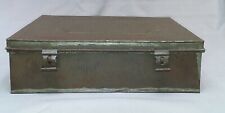 Alte Schließfach,Metallkiste Tresorkiste, Blechkiste,Blech Box GeldkassetteP 87