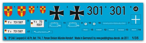 Peddinghaus decals 2461 - peddinghaus-decals,