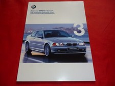 BMW 3er E46 Coupe 318Ci 320Ci 323Ci 328Ci Prospekt Brochure Depliant von 1999