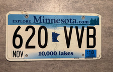 USA Nummernschild Kennzeichen