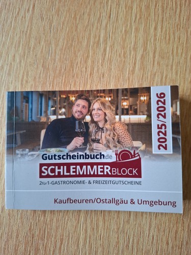 Gutscheinbuch schlemmerblock - gutscheinbuch,